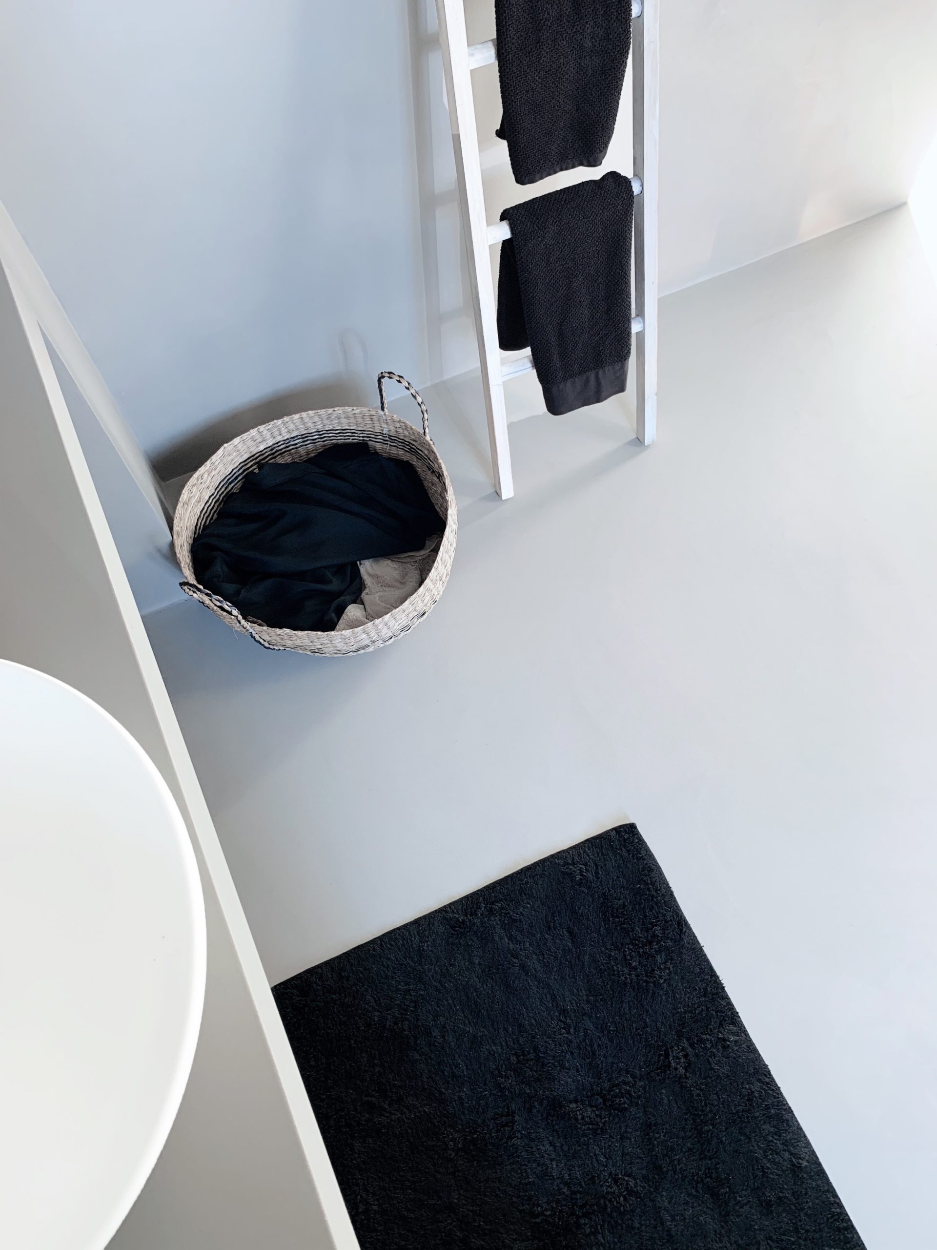 accessori arreda mento bagno nero