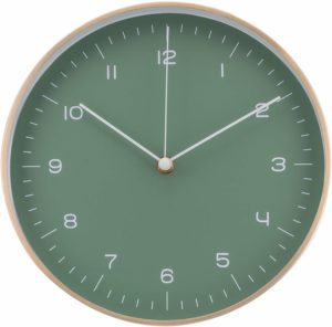 orologio verde nordico minimal