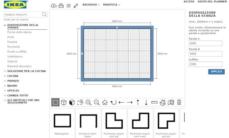 ikea home planner cucina