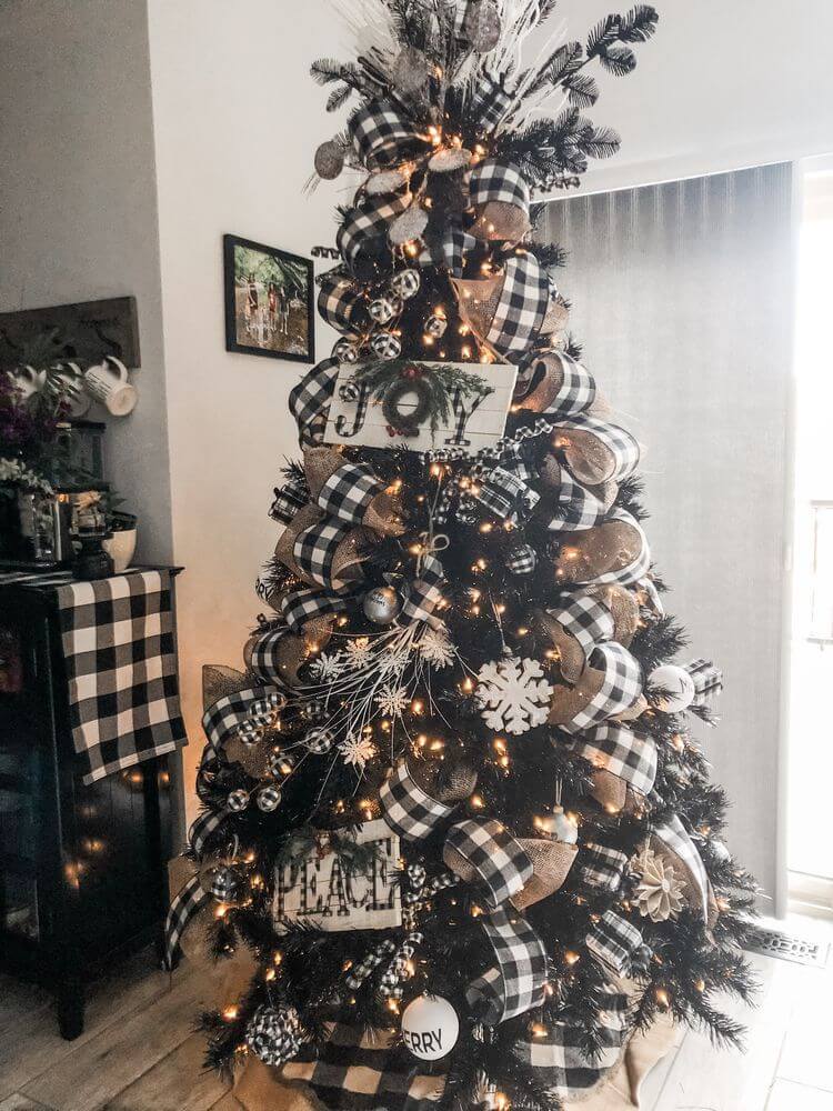 decorare albero di natale moderno 