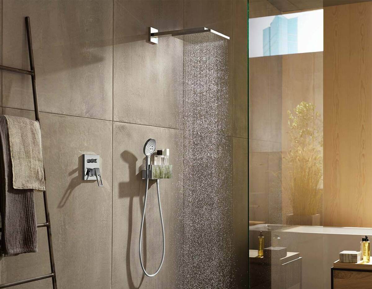 box doccia soffione hansgrohe